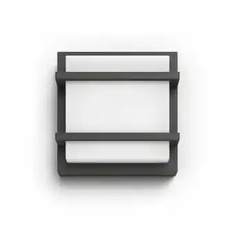Brico Philips muurverlichting LED Petronia anthracite 12W aanbieding