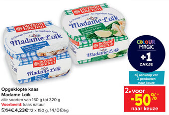 Carrefour Opgeklopte kaas madame loik aanbieding