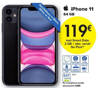 Carrefour iPhone 11 64GB aanbieding