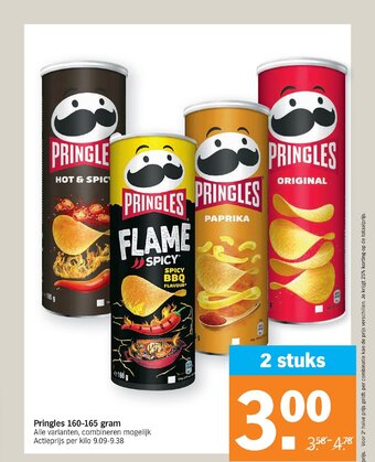 Albert Heijn Pringles 160-165 gram aanbieding