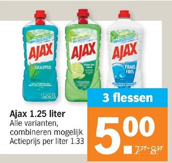Ajax 1.25 liter