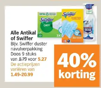 Albert Heijn Antikal of swiffer aanbieding