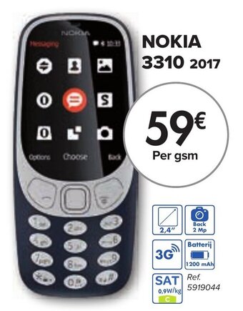 Carrefour Nokia 3310 2017 aanbieding