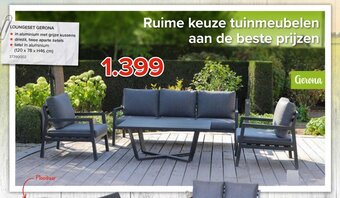 Euroshop Loungeset Gerona aanbieding
