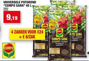 Hubo Universele Potgrond aanbieding