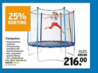 GAMMA Trampoline aanbieding