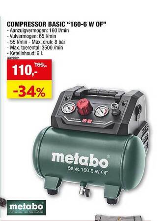 Hubo Compressor Basic aanbieding