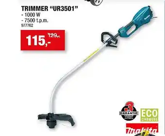 Hubo Trimmer Ur3501 Makita aanbieding