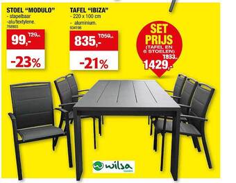 Hubo Stoel aanbieding