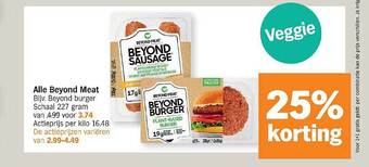 Albert Heijn Alle Beyond Meat aanbieding