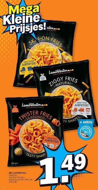 Albert Heijn Alle Lambweston aanbieding