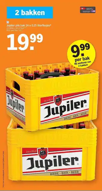 Albert Heijn Jupiler Pils Bak aanbieding