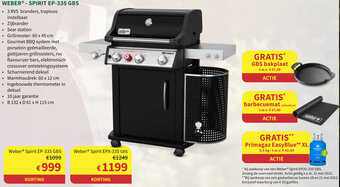 Horta Weber Spirit EP-335 GBS aanbieding