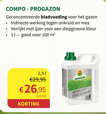 Horta Compo - Progazon aanbieding