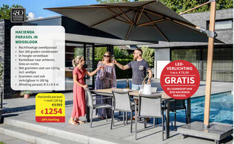 Horta Hacienda Parasol In Woodlook aanbieding