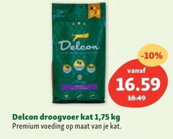 Maxi Zoo Delcon droogvoer kat 1,75 kg aanbieding