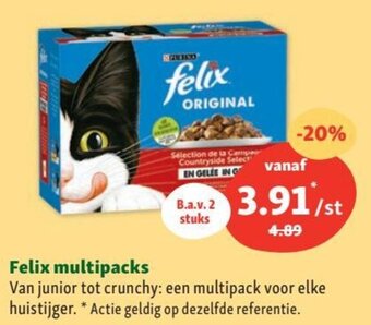 Maxi Zoo Felix multipacks aanbieding