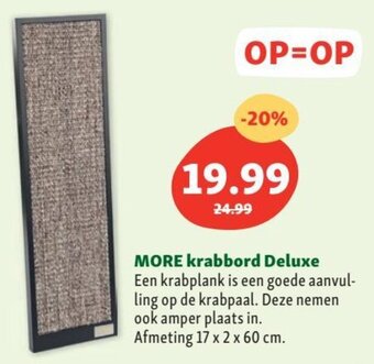 Maxi Zoo More krabbord Deluxe aanbieding
