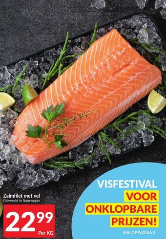 Intermarché Zalmfilet met vel aanbieding