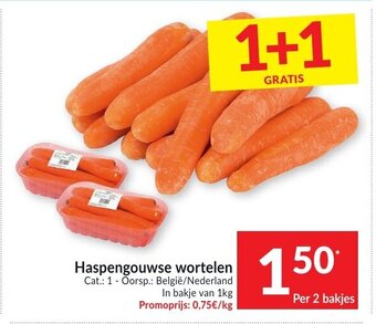Intermarché Haspengouwse wortelen aanbieding