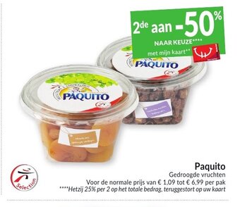 Intermarché Paquito aanbieding