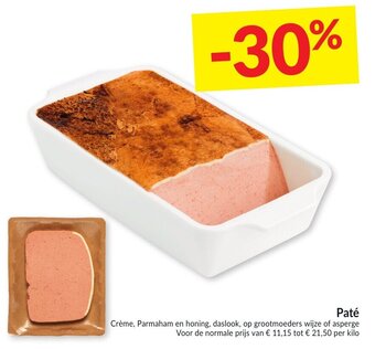 Intermarché Pate aanbieding