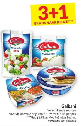 Intermarché Galbani aanbieding