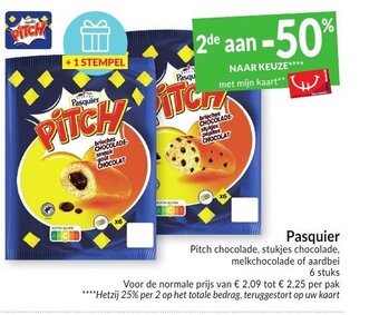 Intermarché Pasquier Pitch aanbieding