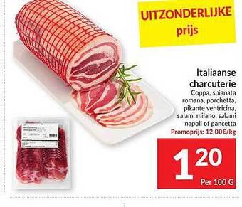 Intermarché Italiaanse Charcuterie aanbieding