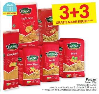 Intermarché Panzani Pasta - 500g aanbieding