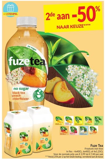 Intermarché Fuze Tea aanbieding