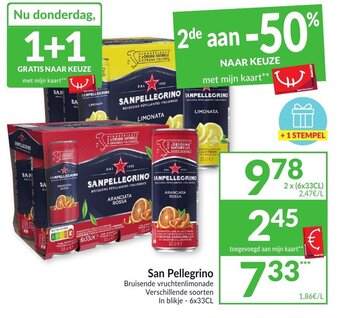 Intermarché San Pellegrino aanbieding
