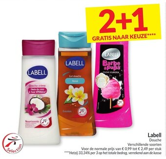 Intermarché Labell Douche aanbieding