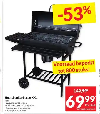 Intermarché Houtskoolbarbecue XXL aanbieding