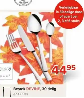 Euroshop Bestek Devine, 30 delig aanbieding