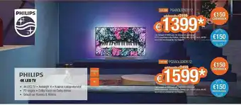 Expert Philips 4k Led Tv 121 Cm Of 140 Cm aanbieding