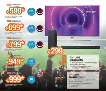 Philips Uhd Ambilight Tv En Soundbar
