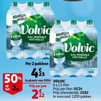 Auchan Volvic aanbieding
