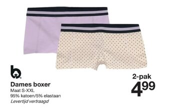 Zeeman Dames boxer aanbieding