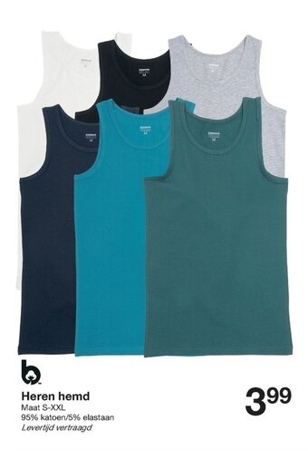 Zeeman Heren hemd aanbieding