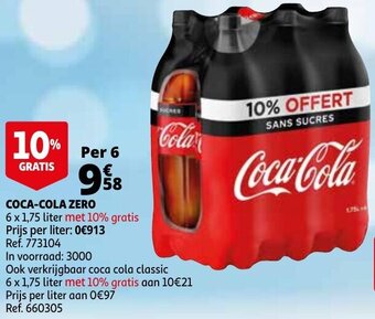 Auchan Coca-Cola Zero aanbieding