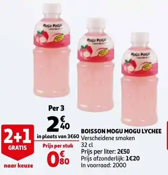 Boisson Mogu Mogu Lychee