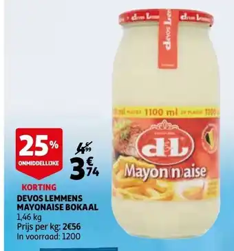 Devos Lemmens Mayonaise Bokaal