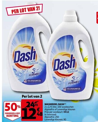 Auchan Wasmiddel Dash aanbieding