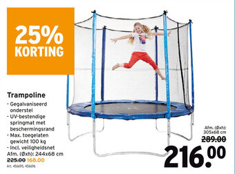 GAMMA Trampoline aanbieding