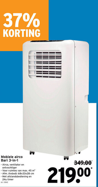 GAMMA Mobiele airco Bari 3-in-1 aanbieding
