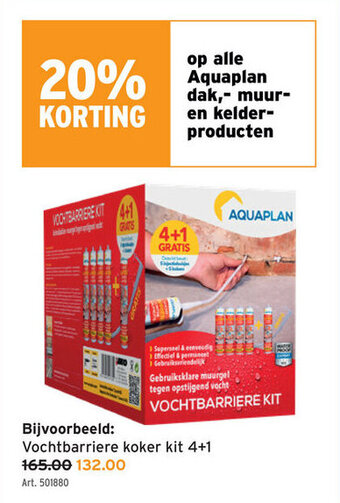 GAMMA Vochtbarriere koker kit 4+1 aanbieding