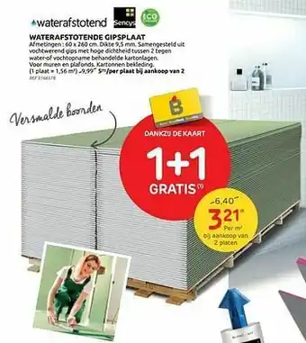 BricoPlanit Waterafstotende gipsplaat aanbieding