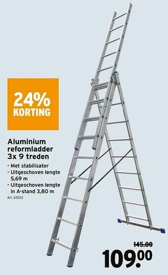 GAMMA Aluminium reformladder aanbieding