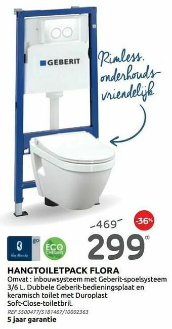 Hangtoiletpack flora